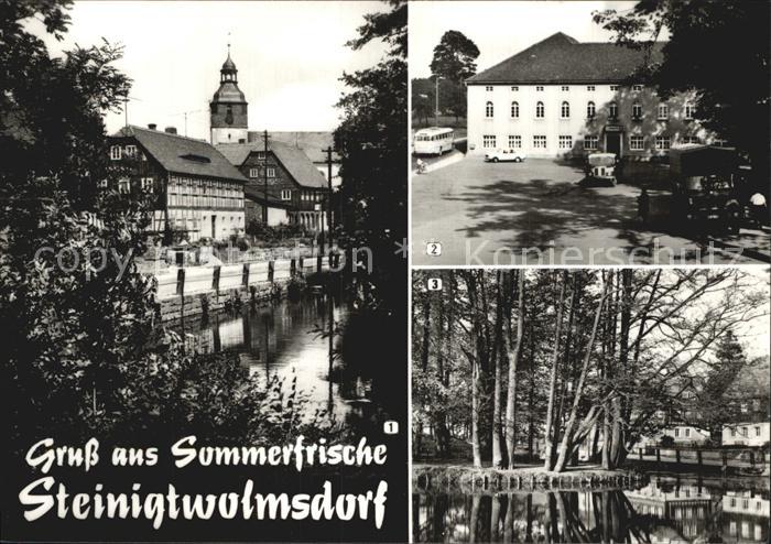 Steinigtwolmsdorf Dorfpartie Erbgericht Parkanlage