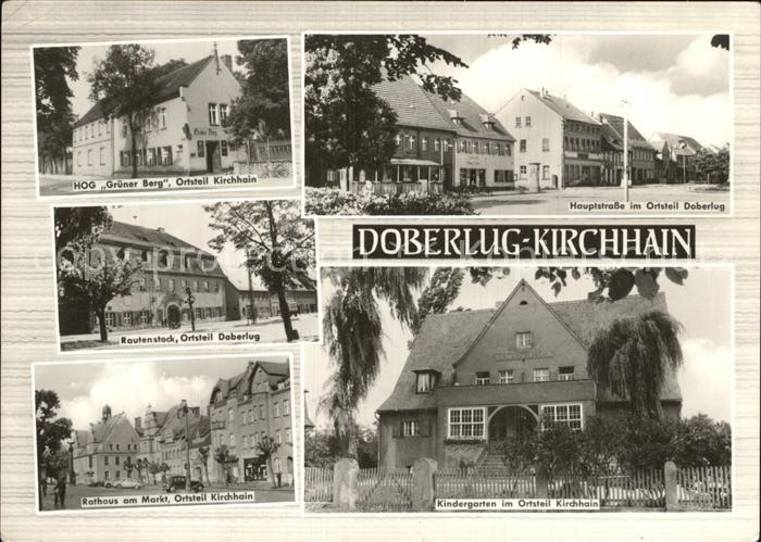 Kirchhain Doberlug-Kirchhain HOG Gruener Berg Rautenstock Rathaus Markt Hauptstr