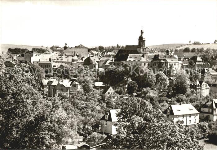 Dippoldiswalde Osterzgebirge Ortsansicht mit Kirche
