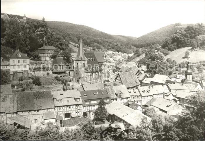 Stolberg Harz Ortsansicht mit Kirche Luftkurort