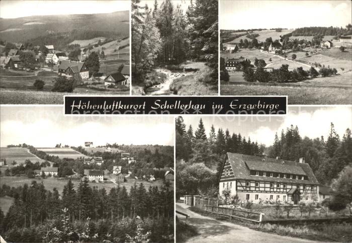 Schellerhau Teilansichten Hoehenluftkurort