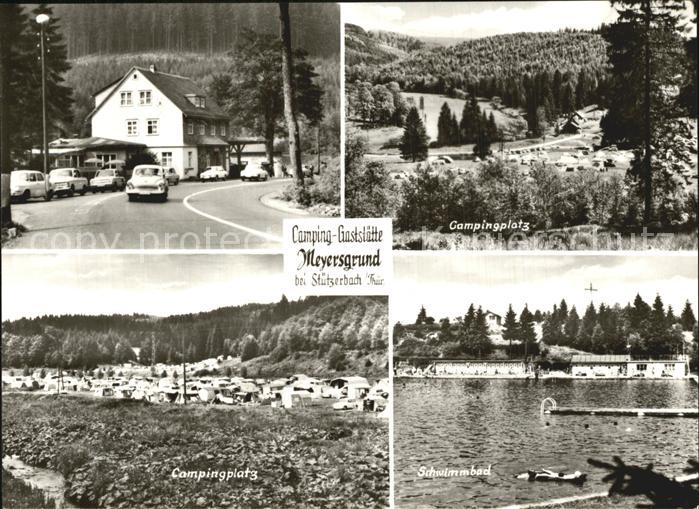 Stuetzerbach Camping Gaststaette Meyersgrund Campingplatz Schwimmbad
