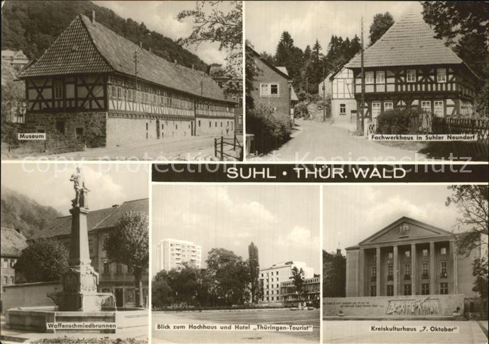 Suhl Thueringer Wald Museum Fachwerkhaus Suhler Neundorf Kreiskulturhaus 7. Okto