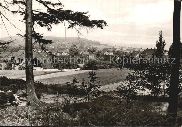 Spechtshausen Ansicht vom Waldrand aus