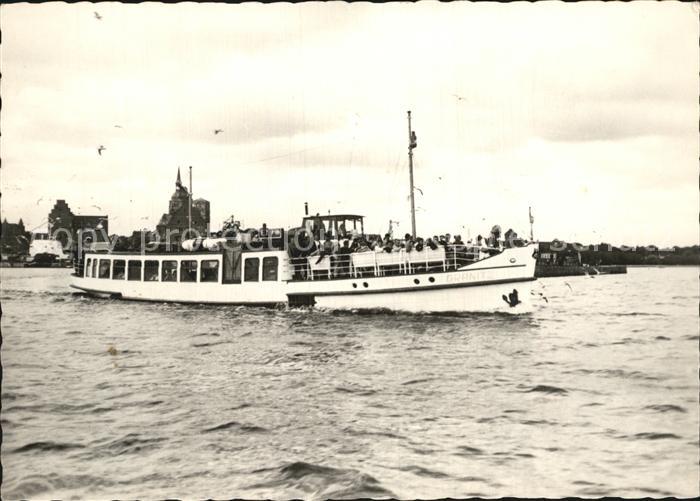 Stralsund Mecklenburg Vorpommern Weisse Flotte MS Granitz