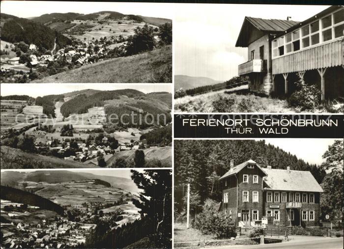 Schoenbrunn Schleusegrund Panorama Ferienheim Postamt