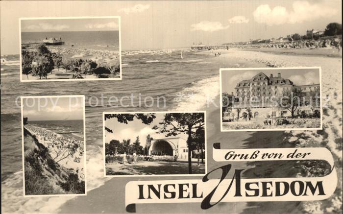 Usedom Mecklenburg-Vorpommern Strandpartien Musikpavillon Hotel