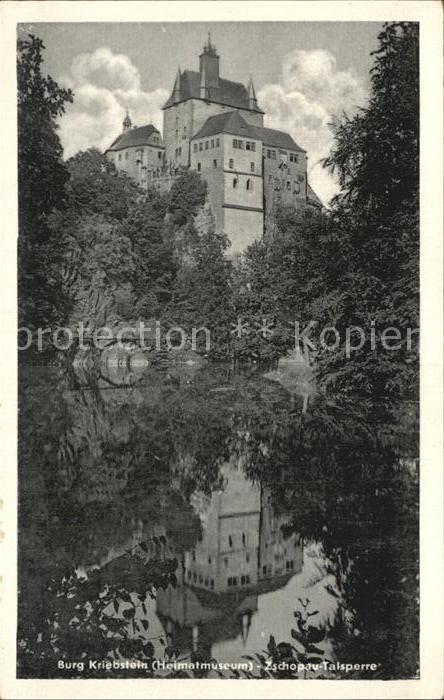 Kriebstein Burg Kriebstein Zschopau Talsperre