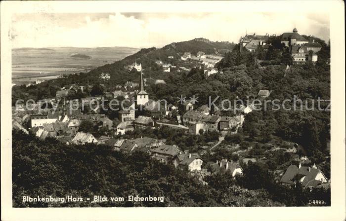 Blankenburg Harz Blick vom Eichenberg