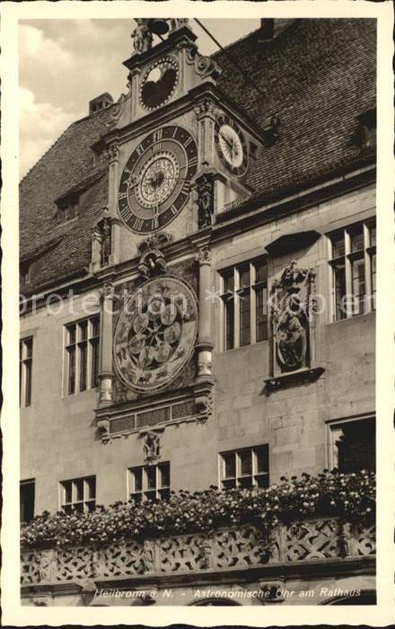 Heilbronn Neckar Astronomische Uhr am Rathaus