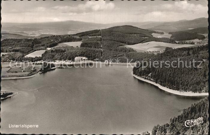 Listertalsperre Fliegeraufnahme