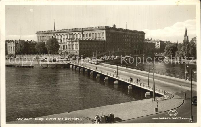 Stockholm Slottet och Stroembron