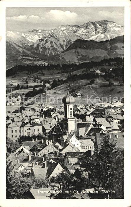 Immenstadt Allgaeu mit Gr Daumen