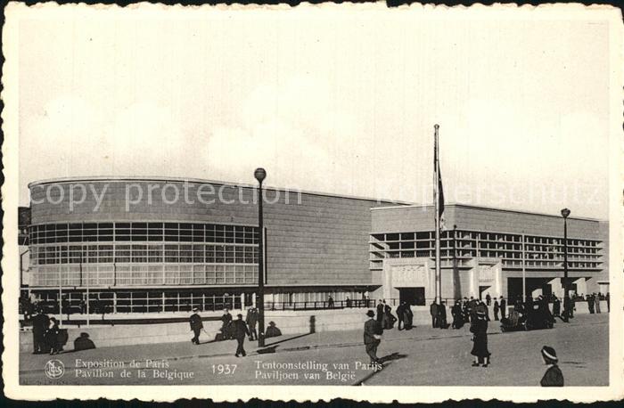 Paris Exposition 1937 Pavillon de la Belgique