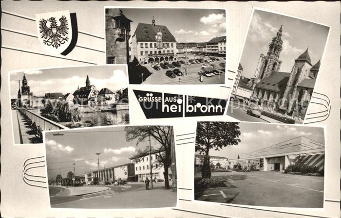 Heilbronn Neckar Rathaus Kilianskirche Neckarpartie Bahnhof Harmonie
