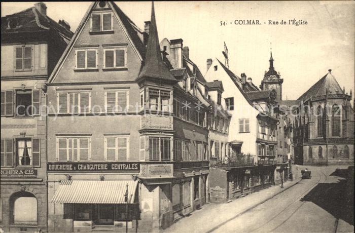 Colmar Haut Rhin Elsass Rue de l'Eglise