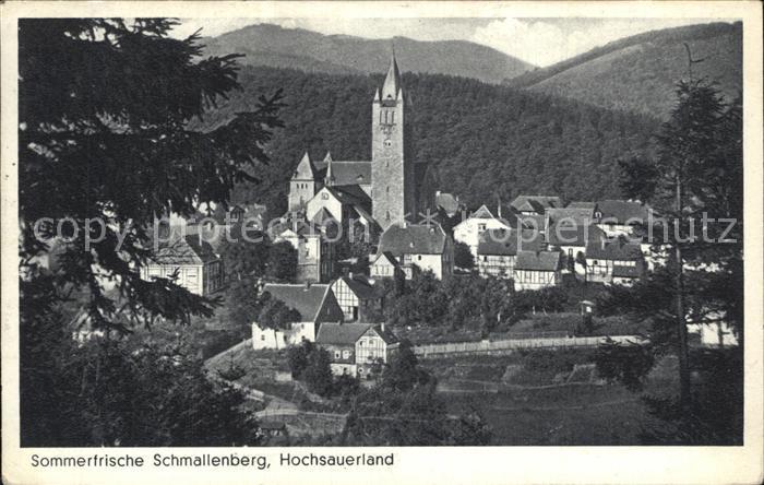 Schmallenberg Teilansicht mit Kirche