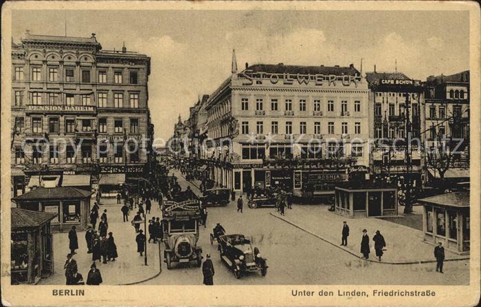 BERLIN  CITY Unter den Linden Friedrichstrasse