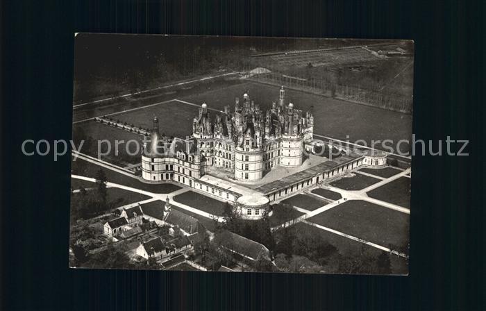 Chambord Blois Le Chateau Vue aerienne