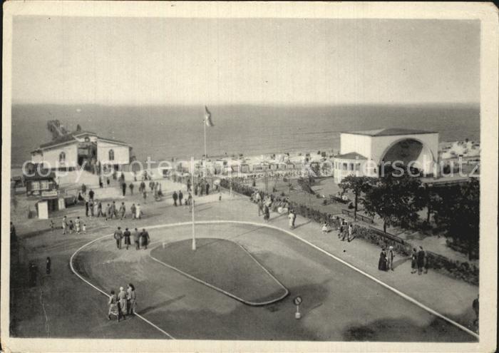 Zinnowitz Ostseebad Haupteingang zum Strand