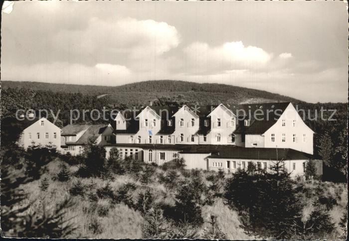 Hahnenklee-Bockswiese Harz Dr Schuessler Sanatorium
