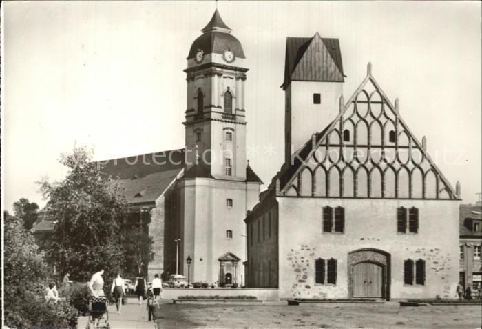 Fuerstenwalde Spree Rathaus und Dom