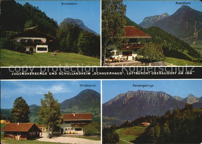 Oberaudorf Bruennstein Kranzhorn Wildbarren Kaisergebirge