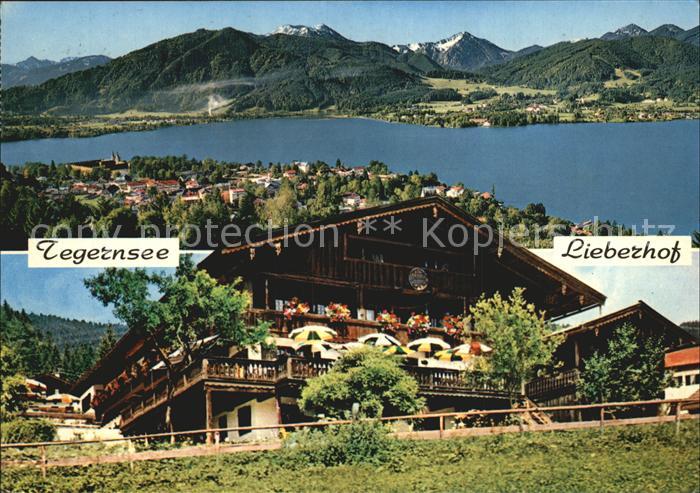 Tegernsee Bayern Panorama Berggaststaette Der Lieberhof
