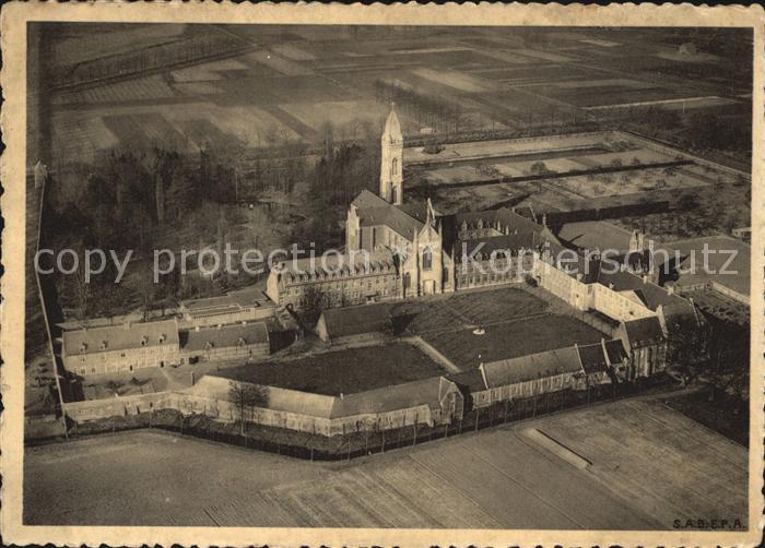 Tongerloo Limburg Abbaye Norbertine Vue aerienne
