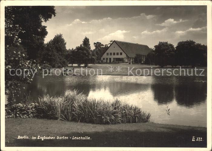BERLIN CITY Englischer Garten Lesehalle