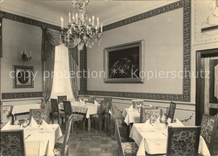 Rammenau Barockschloss Kornblumenzimmer des Schlossrestaurants
