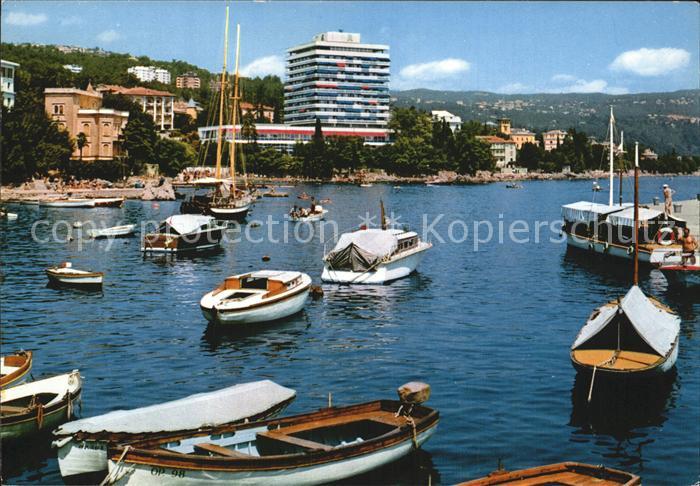 Opatija Abbazia Hafenpartie Hotel Ambasador