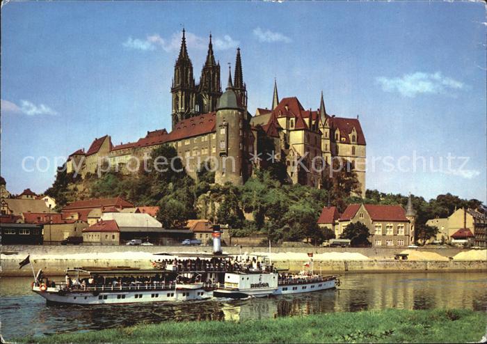Meissen Elbe Sachsen Albrechtsburg