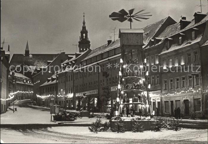 Schneeberg Erzgebirge Motiv zur Weihnachtszeit