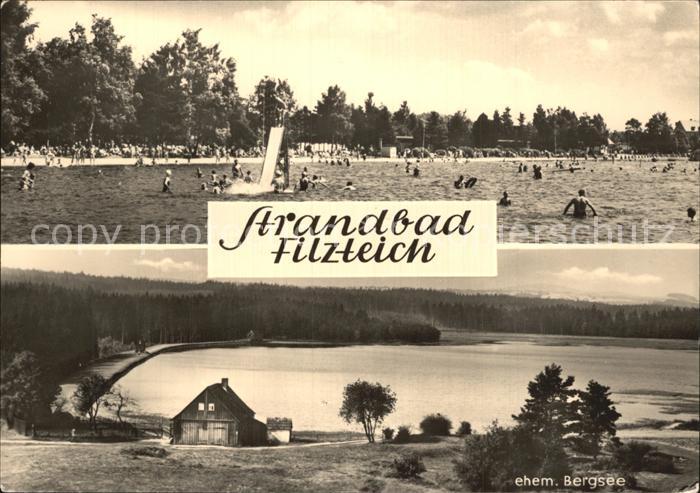 Schneeberg Erzgebirge Strandbad Filzteich ehem Bergsee