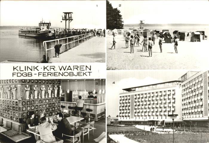 Klink Waren Mole Badestrand Dachcafe Erholungsheim Herbert Warnke