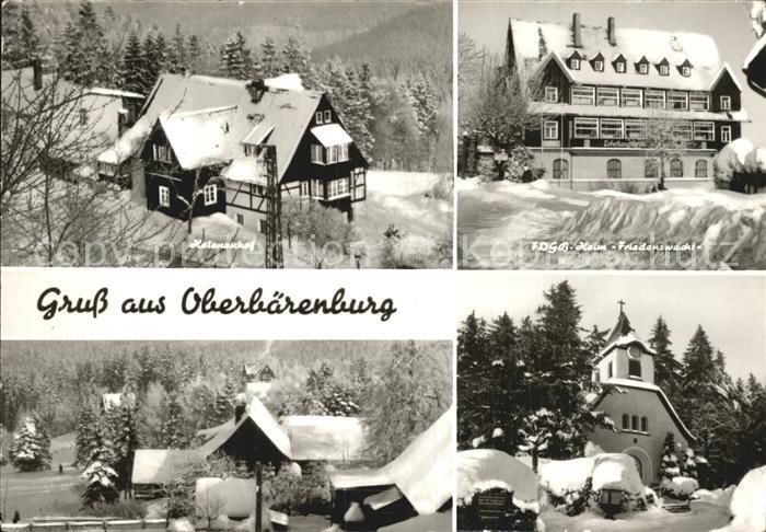 Oberbaerenburg Baerenburg Helenenbad FDGB Heim Friedenswacht