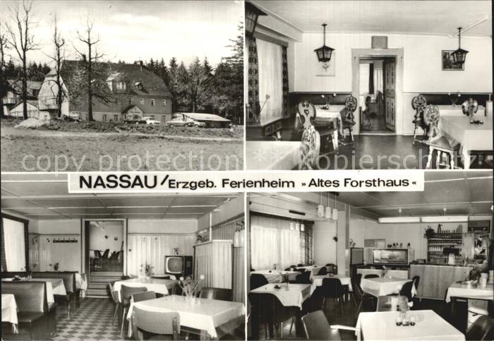 Nassau Erzgebirge Ferienheim Altes Forsthaus Gastraeume