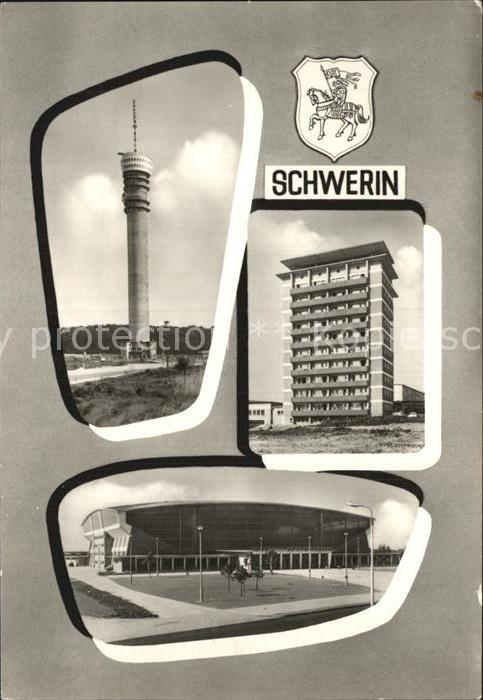 Schwerin Mecklenburg Fernsehturm Hotel Strandhalle