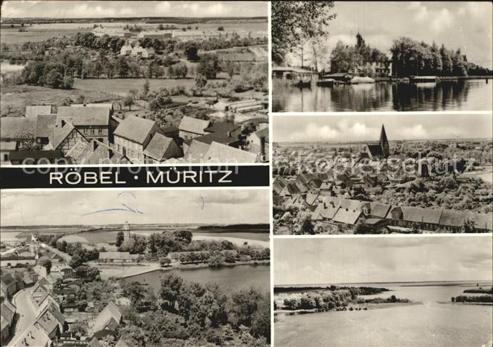 Roebel Mueritz Panorama Teilansichten