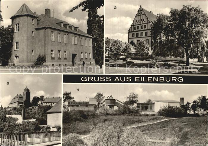Eilenburg Postamt Rathaus Sorbenburg Sternwarte Juri Gagarin