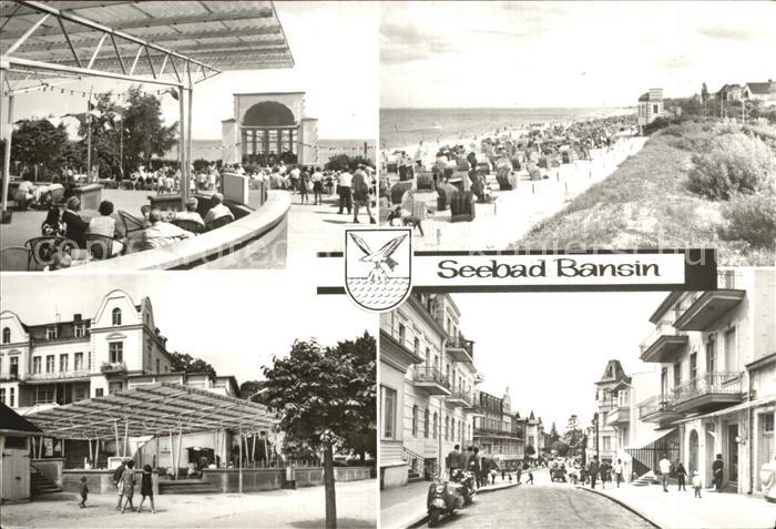 Bansin Ostseebad Musikpavillon Strand Dorfpartie