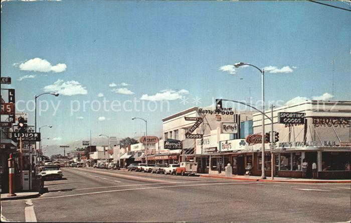 Bishop California Strassenpartie
