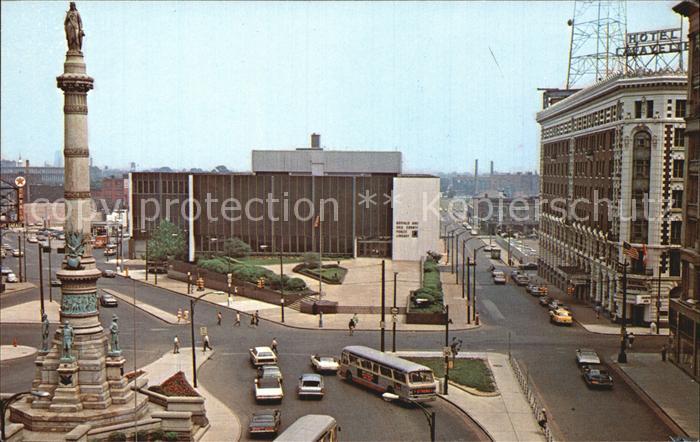 Buffalo New York Public Library on Lafayette Square