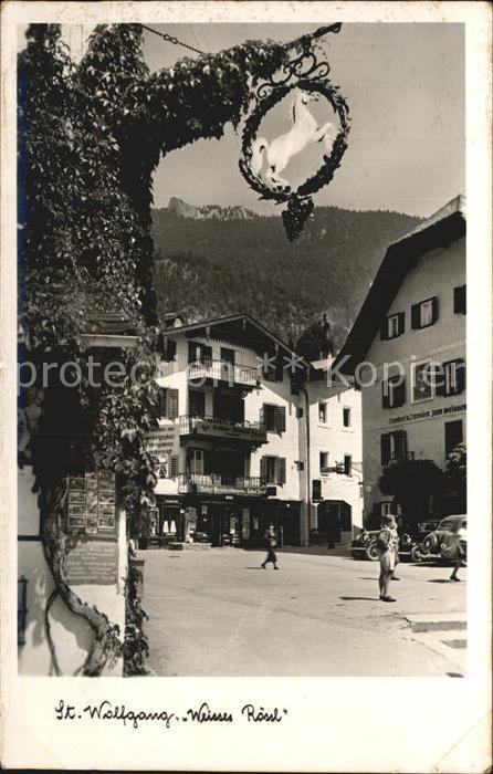 St Wolfgang Wolfgangsee Weisses Roessl