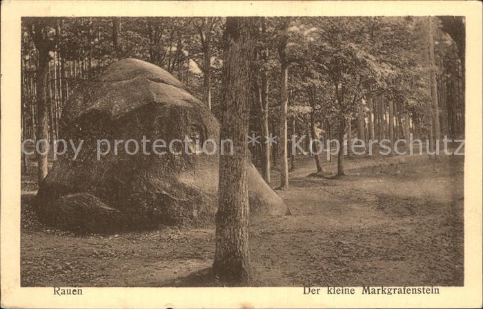 Rauen Fuerstenwalde kleiner Markgrafenstein