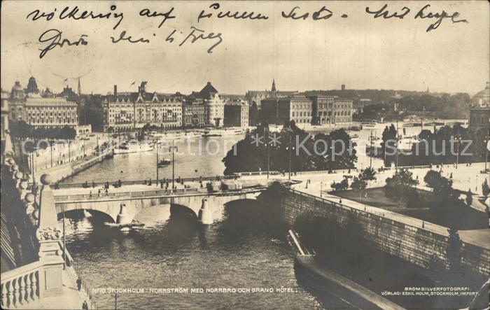 Stockholm Norstroem mit Norrbro