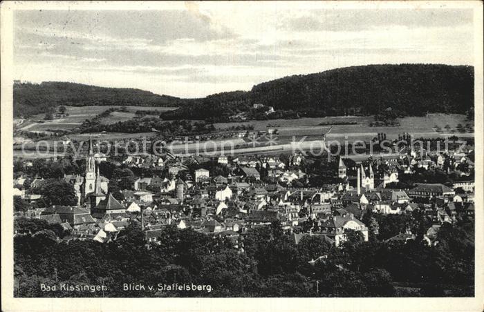 Bad Kissingen Blick vom Staffelberg