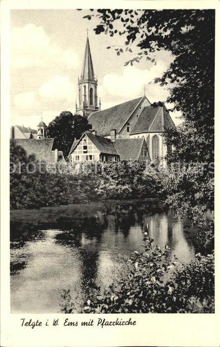 Telgte Warendorf Ems mit Pfarrkirche