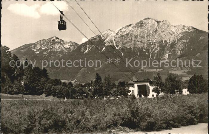 Bad Reichenhall Predigtstuhlbahn mit Zwiesel und Staufen
